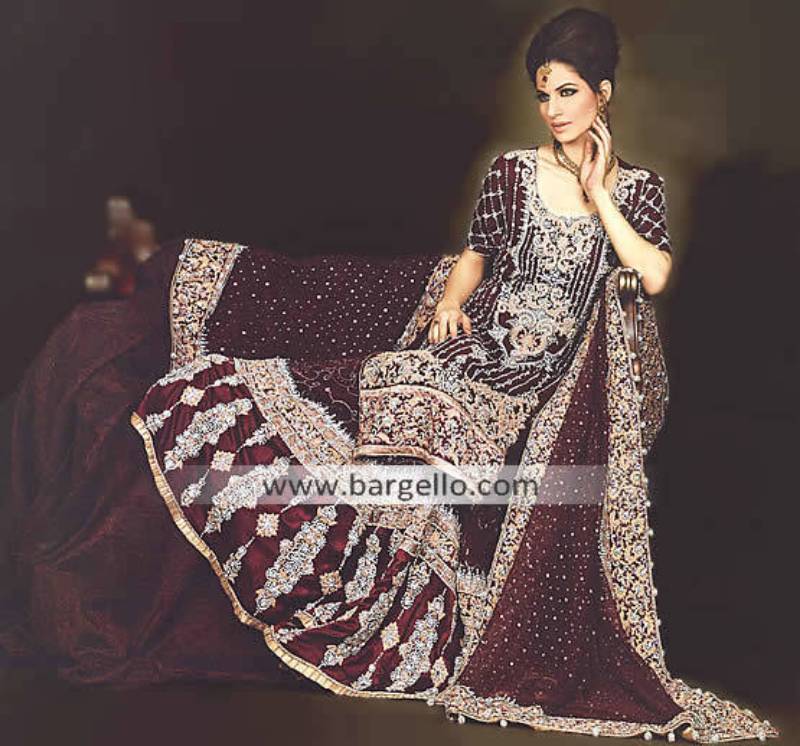 Lehengas Ghararas Shararas Collection, Indian Lehenga Gharara Cholis, Lehenga Gharara Designs Pak