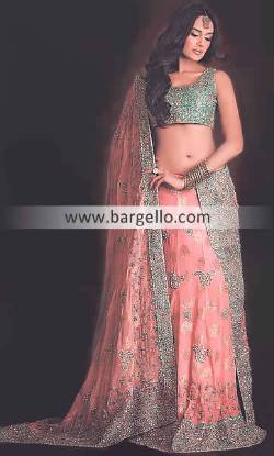 Chiffon Lehngas, Chiffon Lehenga Choli, Chiffon Lehnga Saree, Chiffon Lehnga Bridal Wear Online