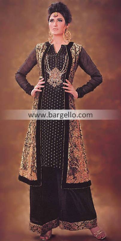 Pakistani Fashion Boutique, Black Pakistani Party Outfits, Pakistani Fashion Cloths