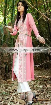 Designer Salwar Kameez, Designer Trouser Kameez, Bollywood Salwar Kameez, Latest Trouser Suits Pink