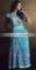 Heavy Anarkali Suits, Two colored Anarkali, Dip Dyed Anarkali Suit, Blue Anarkali Churidar Dress