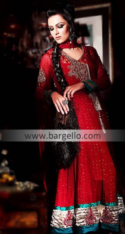 Indian Anarkali Churidar Dress, Anarkali Wedding, Indian Bridal ...