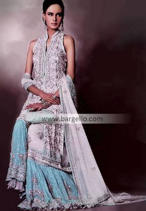 Bridal Gharara, Bollywood Designer Gharara, Pakistani Designer Boutique, Wedding Gharara India Pak