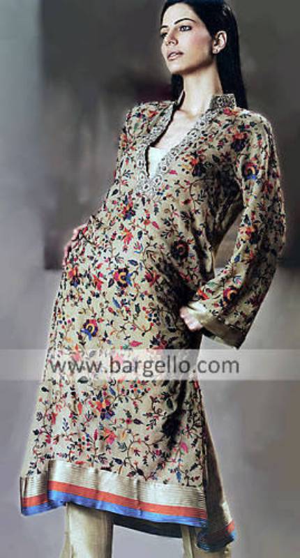 Latest Long Shirts With Trousers Designs, Long Kameez with Trouser, Long Shirt, straight pant