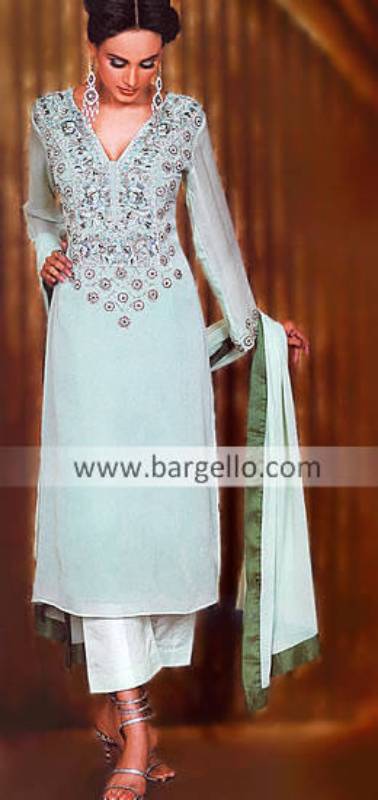 Chiffon Shalwar Kameez, Silk Shalwar Kameez Wedding Function Party