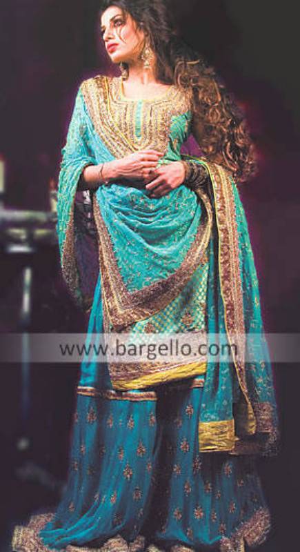 sharara choli dress