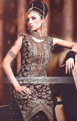 Pakistani & Indian Bridal, Ethnic Gharara, Sharara, Choli, Lehnga Wedding Dresses