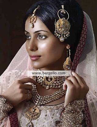 Gold Plated Pakistani Bridal Kundan Jewellery Sets Kew Garden New York NY USA