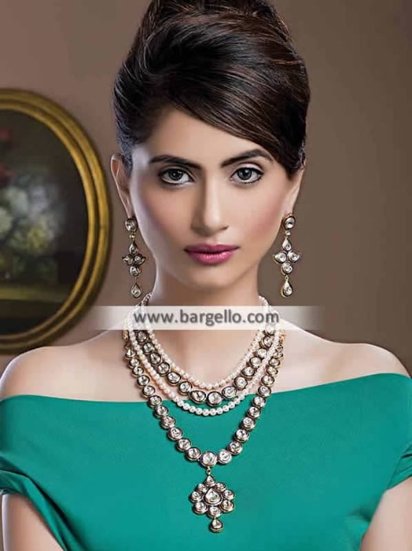 Pakistani Kundan Jewellery Sets Farmington Hills Michigan USA Party Wear Kundan Sets 