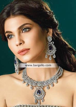 Rhodium Plated Zircon Jewellery Sets Santa Clara California CA USA