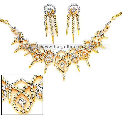 Asian Wedding Jewellery Jewelry, Diamond Like Jewelry India Pakistan, Gold Plated Jewelry India