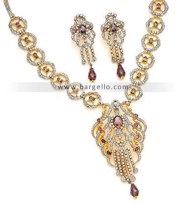 Asian Wedding Jewellery Jewelry, Diamond Like Jewelry India Pakistan, Gold Plated Jewelry India