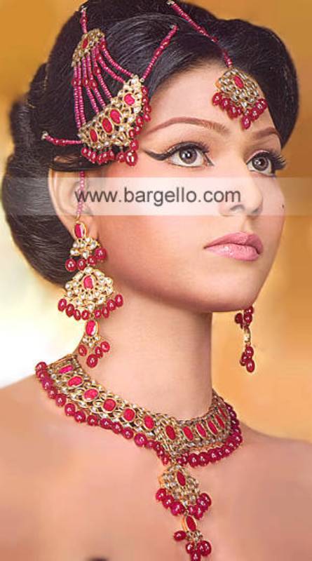 Mother of pearls set Pakistani Jewelry designer sets