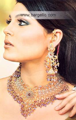 Traditional Pakistani Indian Bridal Evening Party Jewellery in Green Street, London