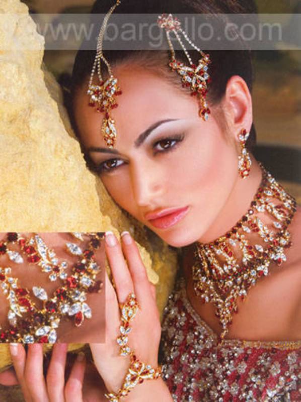 Zircons and Swarovski Crystals Pakistani Designer Jewellery in Pakistan