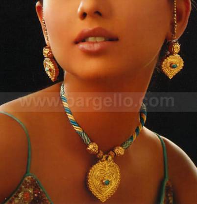 Rajasthani Kundan Jewellery Set Lac Pendant