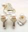 Sterling Silver Platinum Plated Wedding Rings Jewellery