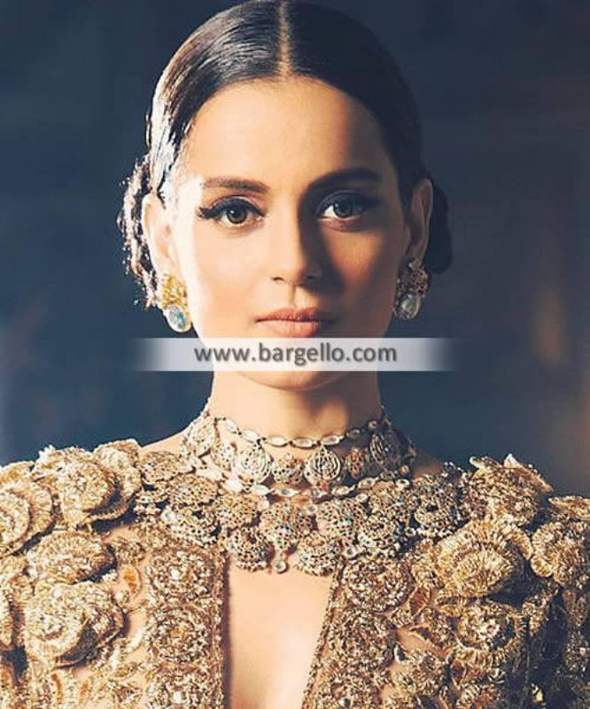 Mughal Style Choker Jewellery Set Artificial Indian Bridal Jewellery Sets