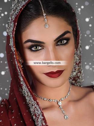 Artificial Diamond Like Bridal Jewellery Sets Pakistan in Sterling Silver