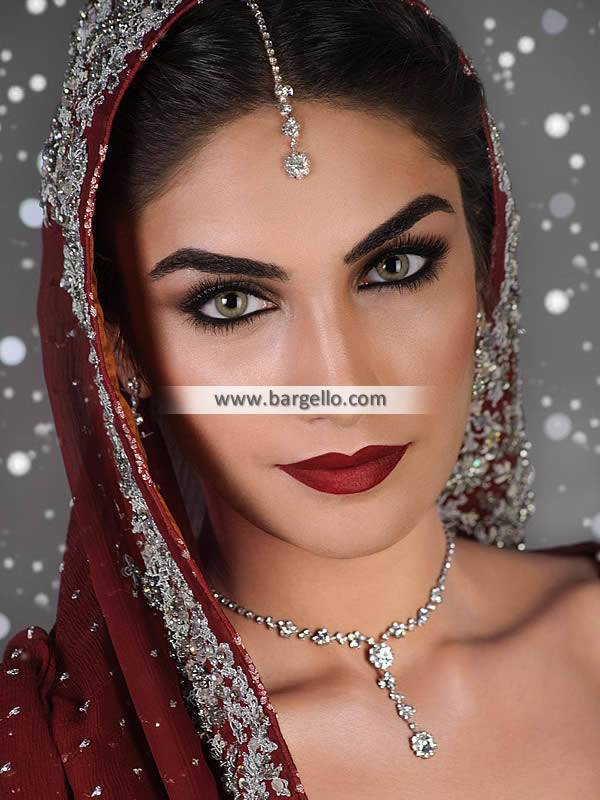 Artificial Diamond Like Bridal Jewellery Sets Pakistan in Sterling Silver