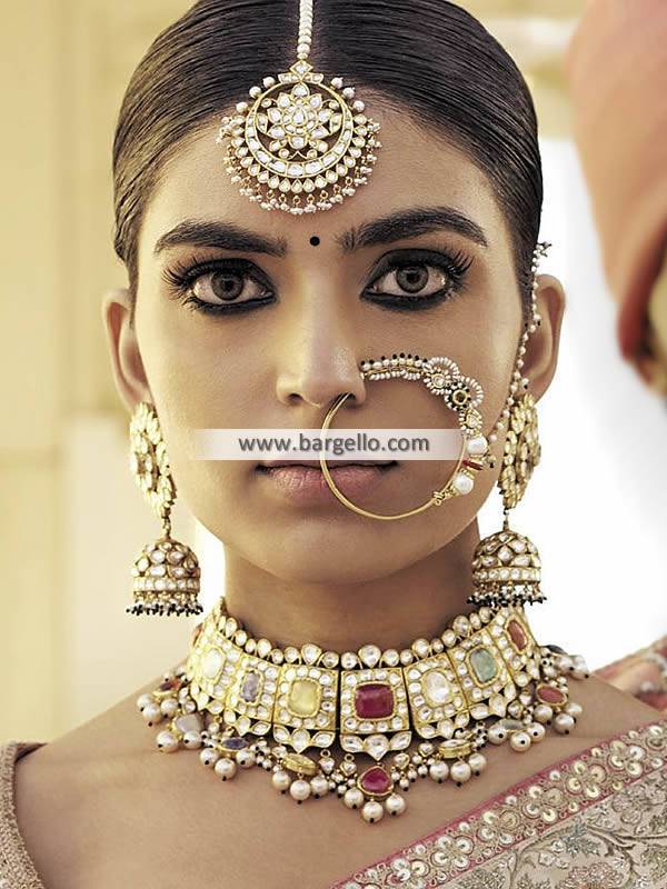 Nauratan Bridal Choker Nauratan Jewellery Sets Oslo Norway Designer Jewellery Sets