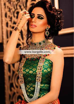 Luxurious Bridal Choker Set Riyadh Saudi Arabia Luxurious Jewellery Sets Pakistan