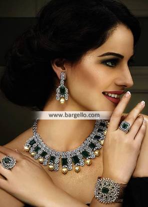 Delicate Jewellery Set Oldham UK Party Wear Artificial Jewellery Sets Pakistani