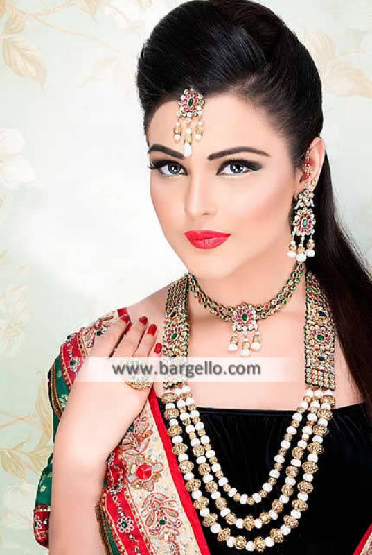 Pakistani Rani Haar Wedding Jewellery 2015 Sets Bethesda Washington DC US