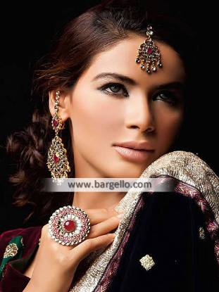 Pakistani Fashion Kundan Ruby Jewellery Sets Chesapeake Virginia VA US