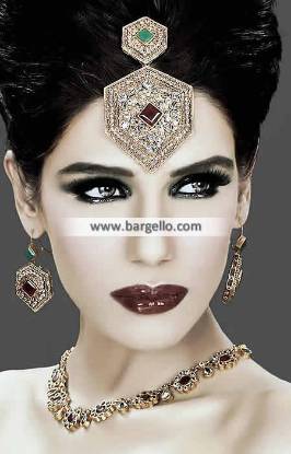 Gorgeous Indian Party Jewellery Sets Rapids Illinois US Kundan Ruby Emerald Jewellery Sets