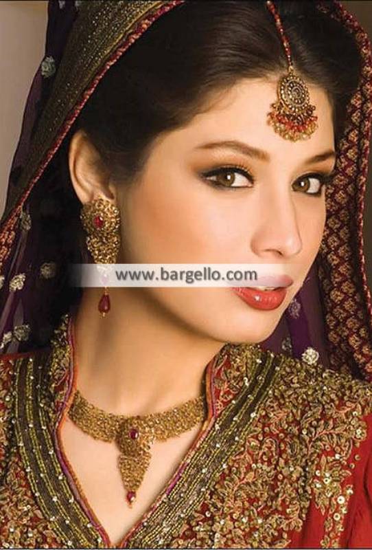 Pakistani Bridal Jewellery Sets Miami FL Florida USA with Tika