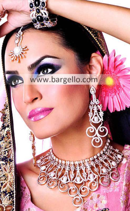 Pakistan Gold Plated Jewellery, Choose Quality Pakistan Gold Plated Jewelry with Fancy Stones