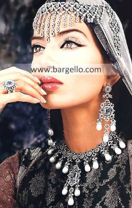 Pakistani Fashion Jewelry, Indian Pakistan Garnet Emerald Ruby Jewelry, Semi Precious Stone Jewelry