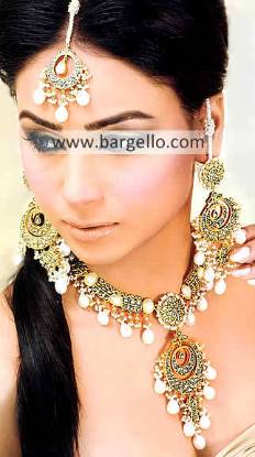 Pakistani Fashion Jewelry, Indian Pakistan Garnet Emerald Ruby Jewelry, Semi Precious Stone Jewelry