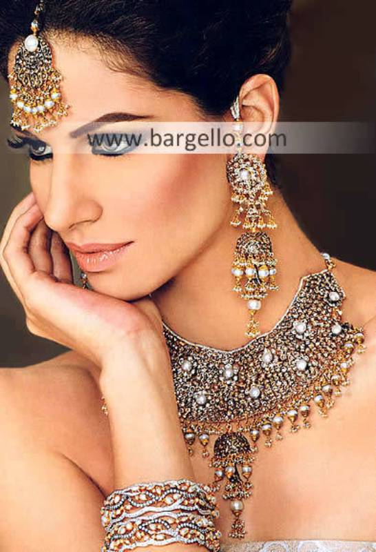 Pakistani Fashion Jewelry, Indian Pakistan Garnet Emerald Ruby Jewelry, Semi Precious Stone Jewelry