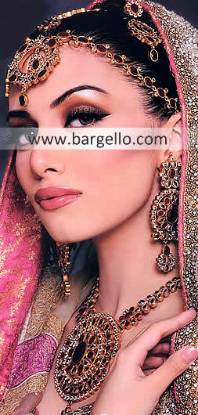 Pakistani Fashion Jewelry, Indian Pakistan Garnet Emerald Ruby Jewelry, Semi Precious Stone Jewelry