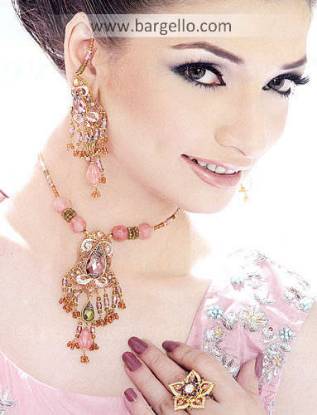 Indian Bridal Kundan Imitation Jewellery Wedding Bangles Bracelets Earrings Indian Costume Jewelry