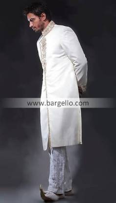 Black Sherwani Collection South London, Amir Adnan Deepak Perwani Black Sherwani Blackburn UK