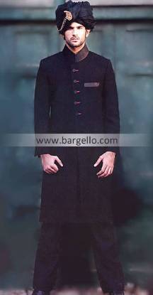 Dashing Jamawar Raw Silk Sherwani, Heritage Collection, Wedding Sherwanis in Jacquard Raw Silk