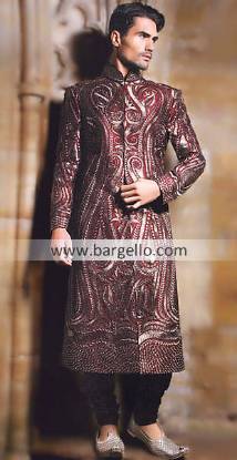 Embroidered Sherwani, Mens Embroidered Sherwani, Men's Sherwani, Indo Western Sherwani