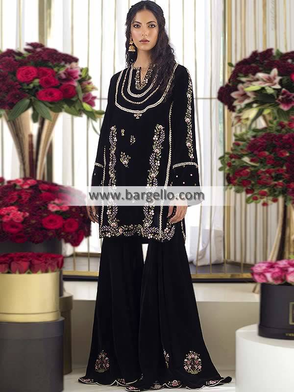 Buy Rama Velvet Embroidered Palazzo Suit Party Wear Online at Best Price |  Cbazaar