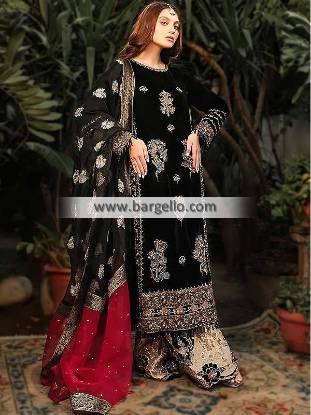 Pakistani Evening Wear Salwar Kameez UK USA Canada Designer Evening Dresses