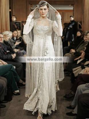 Off white Nikah Outfit Persian Wedding Dresses Pakistani Nikah Dresses