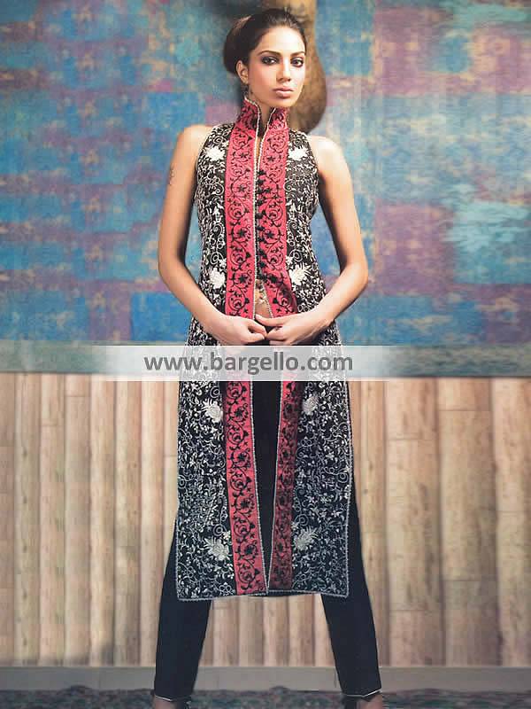 Latest Long Shirts With Trousers Designs, Long Kameez with Trouser, Long Shirt, straight pant