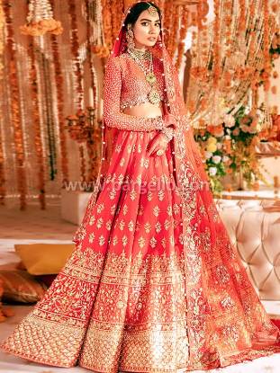 Pakistani Bridal Lehenga Choli UK USA Canada Traditional Bridal Lehenga Dresses