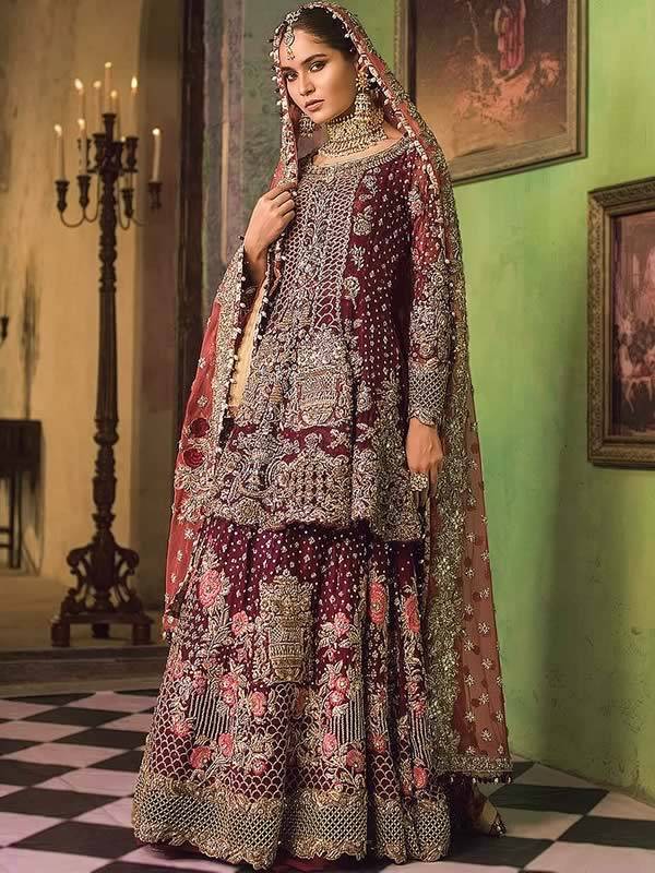 Best Wedding Peplum Lehenga Shops Wixom Michigan USA Buy Lehenga