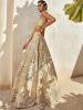 Light Gold Designer Lehenga Reception Lehenga Faraz Manan Latest Lehenga