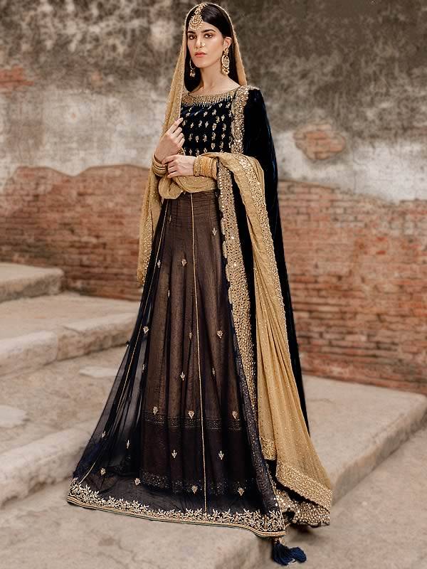 Pakistani Anarkali Pishwas Southall UK Lajwanti Wedding Dresses