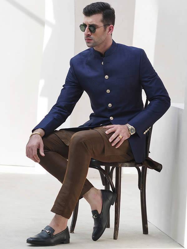 prince coat in jamawar