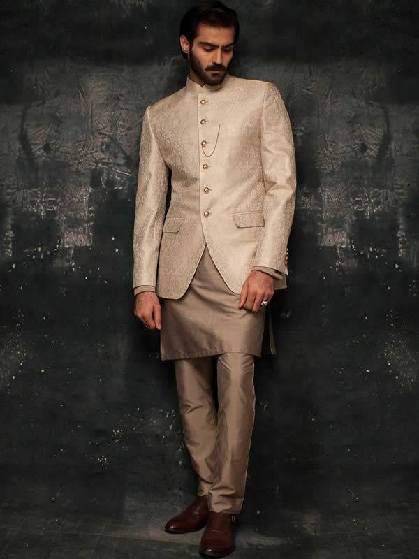 Graceful Mens Prince Coat in Jamawar Springfield Washington DC USA Bespoke Prince Coat Suits